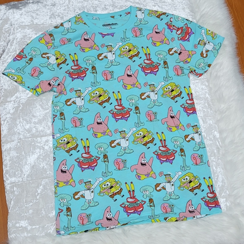Nickelodeon SpongeBob Graphic Blue T-Shirt
